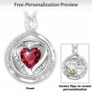 "Head Over Heels" Personalized 2-In-1 Flip Necklace