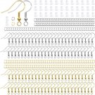 Thrilez Hypoallergenic Earring Hooks, 600Pcs Making Kit with Hypoallerge
