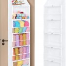 Univivi Hanging Yarn Storage Organizer with 6 Zipper Closure Compartments, Large