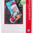 Dimensions Needlepoint Santa and Toys Personalized Christmas Stocking Kit, Print