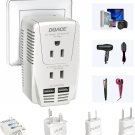 Upgraded DoAce C11 2000W Travel Voltage Converter for Hair Dryer Straightener Cu