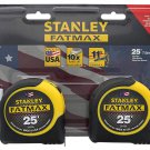 STANLEY Consumer Tools FMHT74038 25 Fatmax Tape Measure 2 Pack