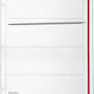 StoreSMART Zipper Binder Page for 8 Double Pointed Knitting Needles, Holds 4 Se