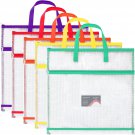 Clysee 5 Pcs Sew Project Bags 16 x Inch Quilting Craft Organizer Storage