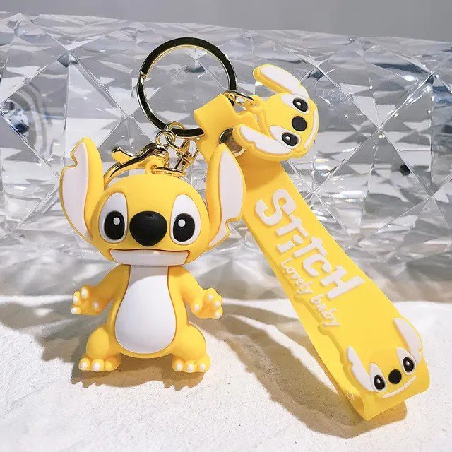 Lilo Stitch Toys Keychian Anime Stitch Pendant Keychain Sweet Pink ...