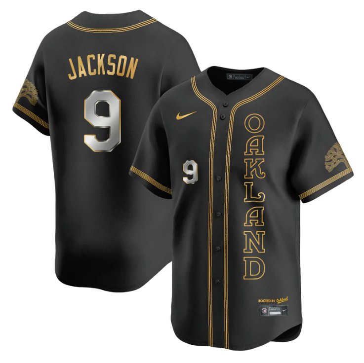 Reggie Jackson Jersey #9 Oakland Athletics City Connect Concept ...
