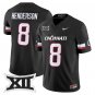 Xzavier Henderson Jersey #8 Cincinnati Bearcats 2025 Vapor Limited Stitched Black