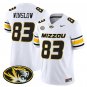 Kellen Winslow Jersey #83 Missouri Tigers 2025 Vapor Limited Stitched White