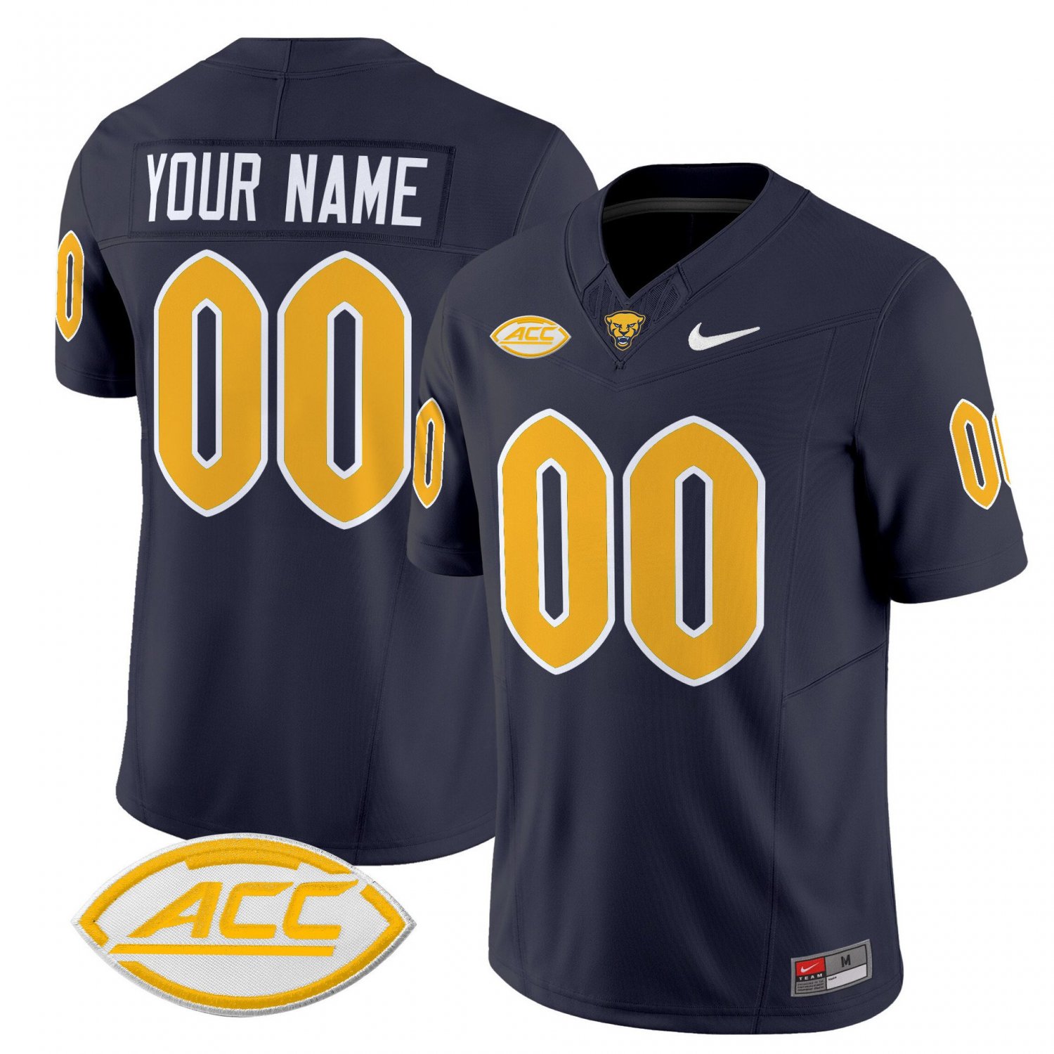 Custom Pittsburgh Panthers Jersey Name, Number 2025 Limited Stitched Navy