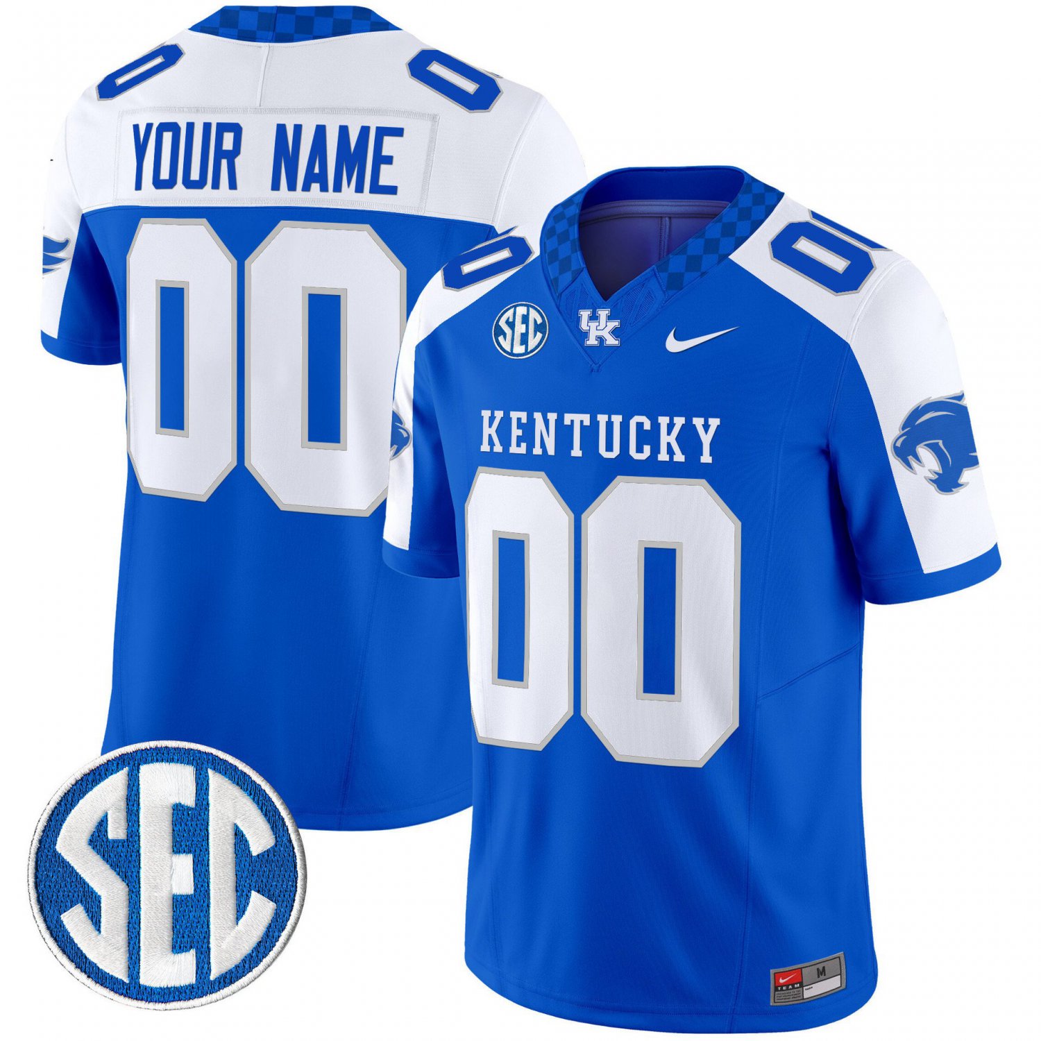 Custom Kentucky Wildcats Jersey Name, Number 2025 Limited Stitched Royal Alter