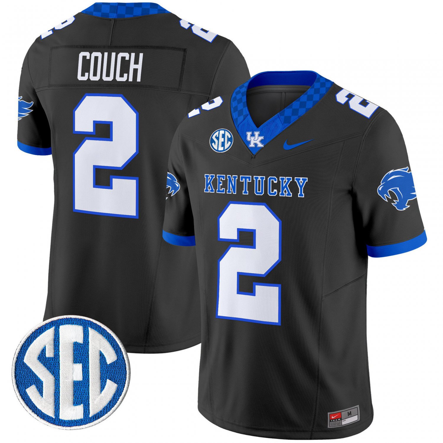 Tim Couch Jersey #2 Kentucky Wildcats 2025 Limited Stitched Black