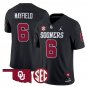 Baker Mayfield Jersey #6 Oklahoma Sooners 2025 Limited Stitched Black