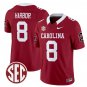 Nyck Harbor Jersey #8 Carolina 1980 Throwback Rebrand 2026 Stitched Garnet