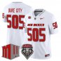 Duke City Jersey #505 New Mexico Lobos 2025 Vapor Limited Stitched White