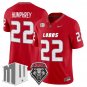 Scottre Humphrey Jersey #22 New Mexico Lobos 2025 Vapor Limited Stitched Red