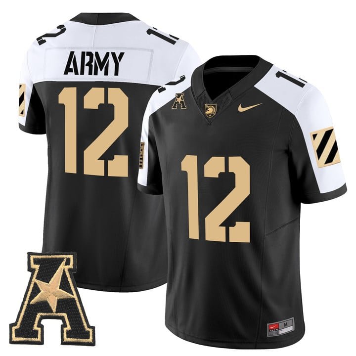 Army Jersey #12 Army Black Knights 2025 Vapor Limited Stitched Alternate