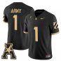 Team Jersey #1 Army Black Knights 2025 Vapor Limited Stitched Black