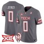 Quinten Joyner Jersey #0 Texas Tech Red Raiders Too Cold Vapor Stitched Gray