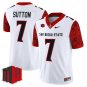 Lucky Sutton Jersey #7 San Diego State Aztecs 2025 Limited Stitched White