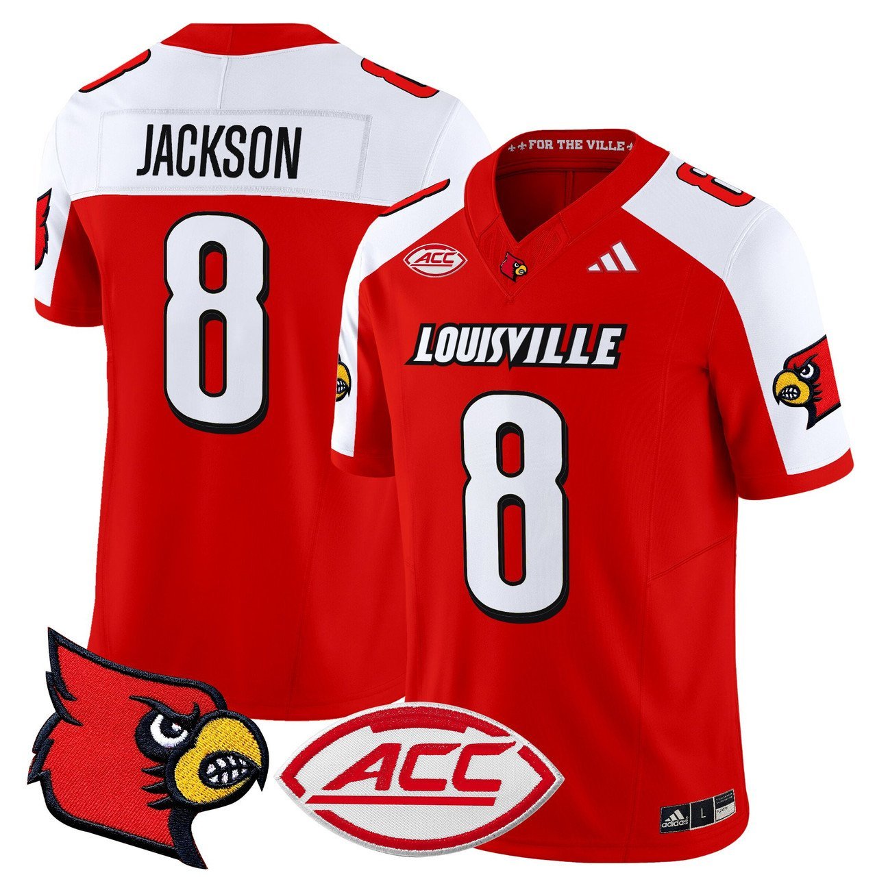 Lamar Jackson Jersey #8 Louisville Cardinals 2025 Vapor Stitched Red Alter