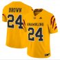 Willie Brown Jersey #24 Grambling Tigers 2025 Vapor Limited Stitched Gold