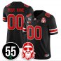 Custom Ohio State Buckeyes Jersey Nick Mangold Patch Limited Stitched Black