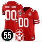 Custom Ohio State Buckeyes Jersey Nick Mangold Patch Limited Stitched Red