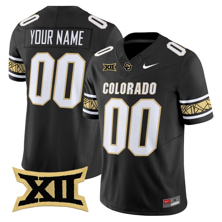 Custom Colorado Buffaloes Jersey 2025 Vapor Limited V2 Stitched Black