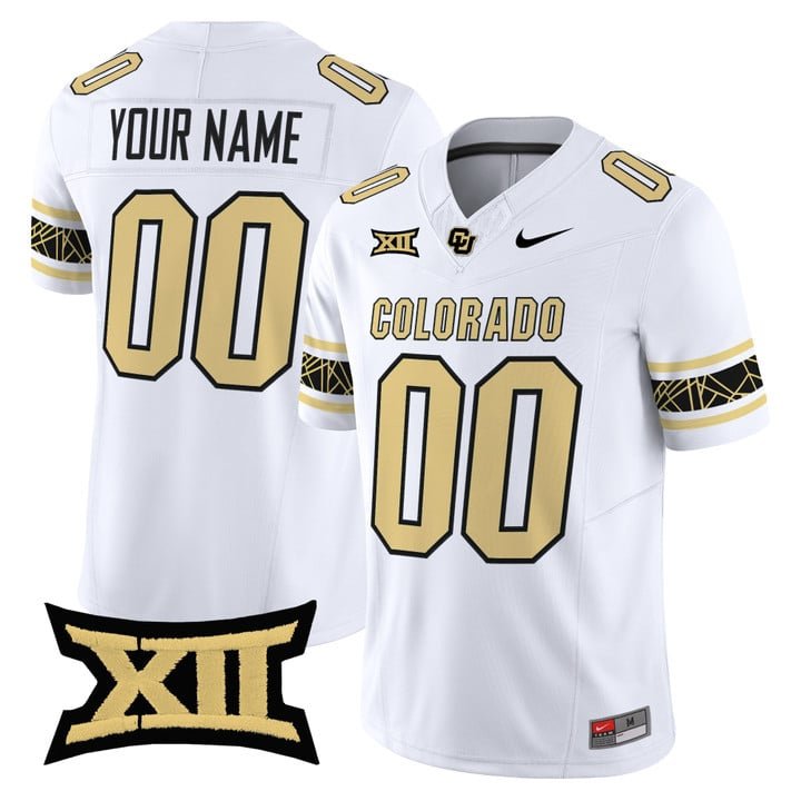 Custom Colorado Buffaloes Jersey 2025 Vapor Limited V2 Stitched White