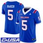 Blake Baker Jersey #5 Louisiana Tech Bulldogs 2025 Vapor Limited Stitched Royal