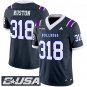 Ruston Jersey #318 Louisiana Tech Bulldogs 2025 Vapor Limited Stitched Navy