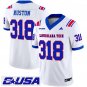Ruston Jersey #318 Louisiana Tech Bulldogs 2025 Vapor Limited Stitched White