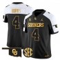 Deion Burks Jersey #4 Oklahoma Sooners 2025 Gold Limited Stitched Alternate