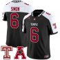 Evan Simon Jersey #6 Temple Owls 2025 Vapor Limited Stitched Black Alter