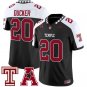 Jay Ducker Jersey #20 Temple Owls 2025 Vapor Limited Stitched Black Alter