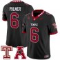 Paul Palmer Jersey #6 Temple Owls 2025 Vapor Limited Stitched Black
