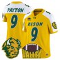 Cole Payton Jersey #9 North Dakota State Bison 2025 Limited Stitched Gold Alter