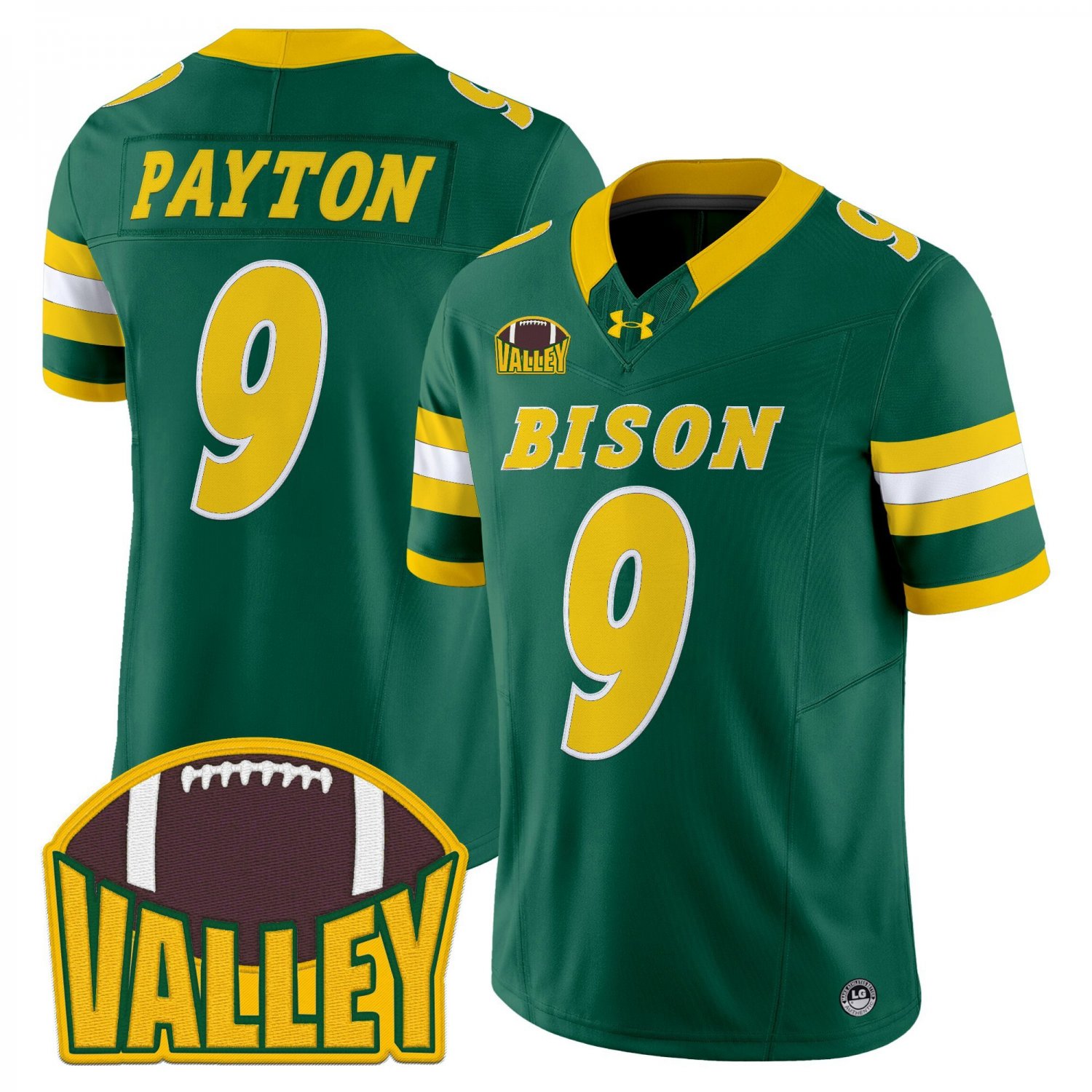 Cole Payton Jersey #9 North Dakota State Bison 2025 Limited Stitched Green