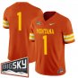 Team Jersey #1 Montana Grizzlies 1995 Throwback Vapor Stitched Orange