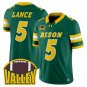 Trey Lance Jersey #5 North Dakota State Bison 2025 Limited Stitched Green