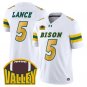 Trey Lance Jersey #5 North Dakota State Bison 2025 Limited Stitched White