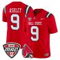 Qua Ashley Jersey #9 Ball State Cardinals 2025 Limited Stitched Cardinal