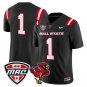Team Jersey #1 Ball State Cardinals 2025 Vapor Limited Stitched Black
