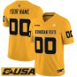 Custom Kennesaw State Owls Jersey 2025 Vapor Limited Stitched Gold