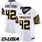 Bryson Armstrong Jersey #42 Kennesaw State Owls 2025 Vapor Stitched White