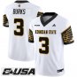 Chandler Burks Jersey #3 Kennesaw State Owls 2025 Vapor Stitched White