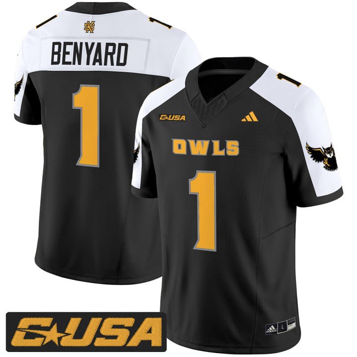 Gabriel Benyard Jersey #1 Kennesaw State Owls 2025 Vapor Stitched Black Alter