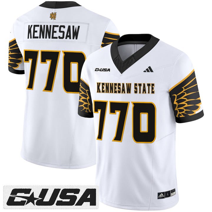 Kennesaw Jersey #770 Kennesaw State Owls 2025 Vapor Stitched White