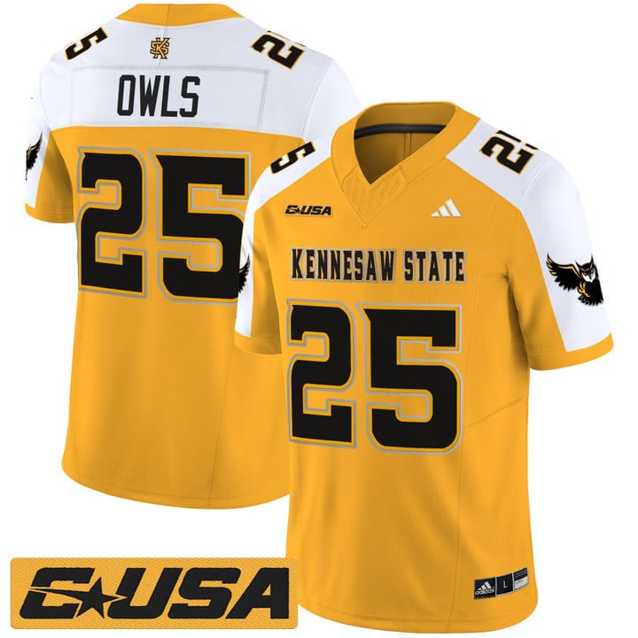 Kennesaw Jersey #770 Kennesaw State Owls 2025 Vapor Stitched White
