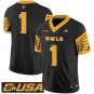 Team Jersey #1 Kennesaw State Owls 2025 Vapor Limited Stitched Black